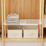 HASTHIP Adjustable Wardrobe Storage Shelf 38–65cm