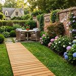 HASTHIP 4FT Roll-Out Wooden Garden Pathway – Orange