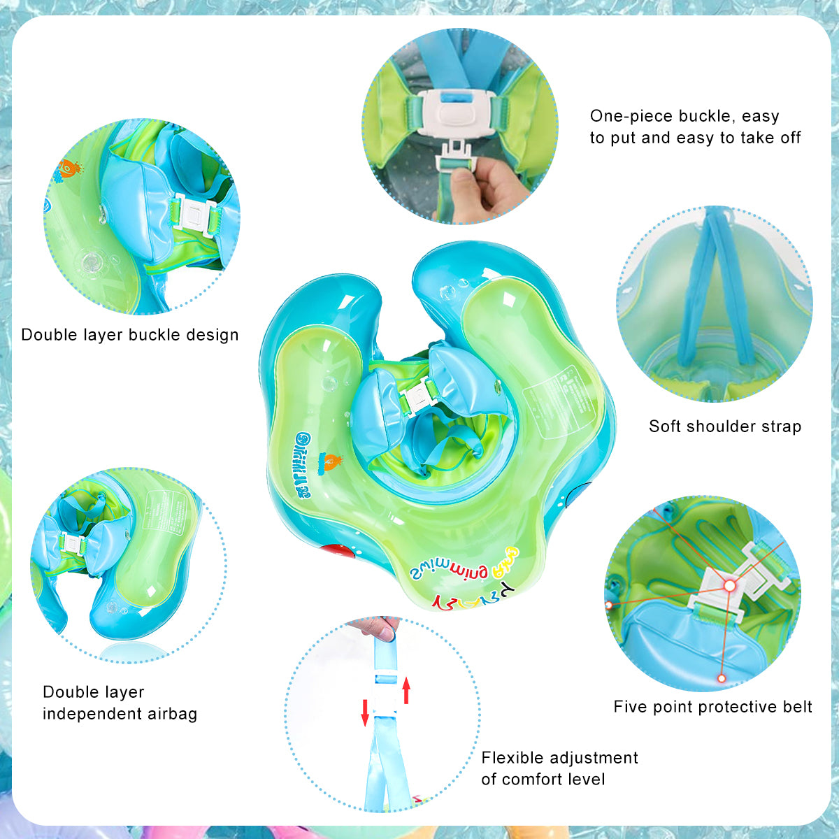 HASTHIP® Baby Floats for Swimming Pool
