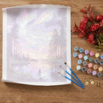 HASTHIP Aurora Forest Paint by Numbers Kit for Adults & Kids