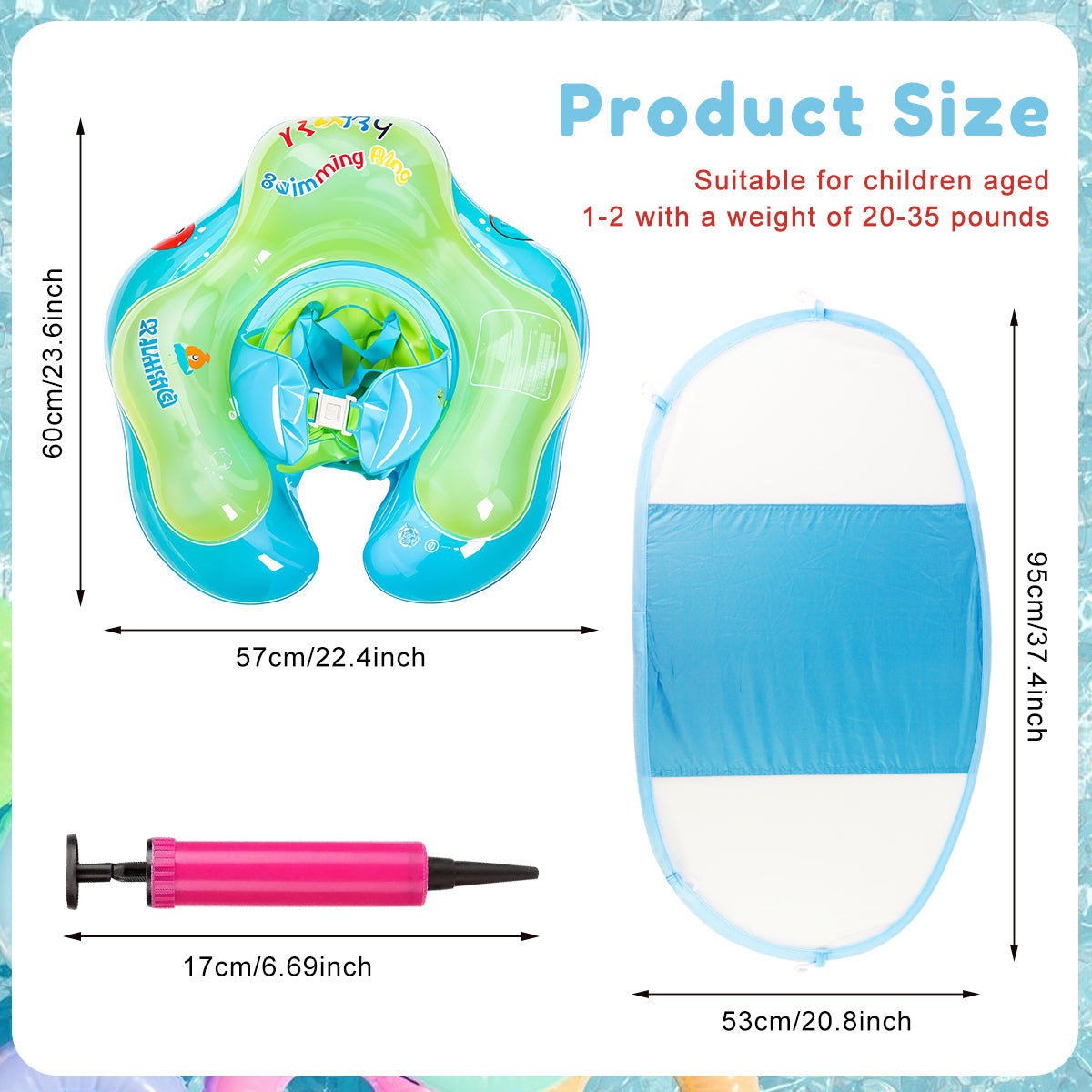 HASTHIP® Baby Floats for Swimming Pool