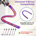 HASTHIP Replacement Kit 34" Flat Suction Hose for Dyson V7 V8 V10 V11 V15 GEN5