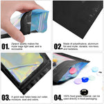 HASTHIP® Smell Proof Bags & Resealable Foil Pouch Mylar Sample Bag Great for Party Favor Food Storage