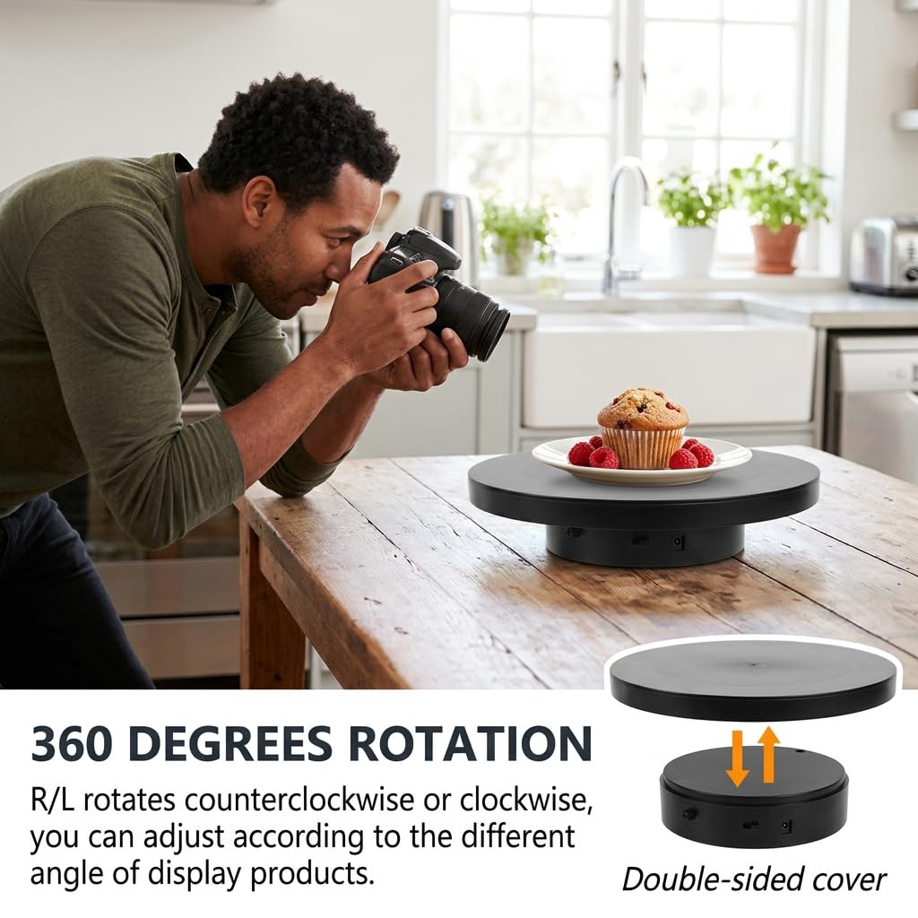 HASTHIP Rotating Display Stand for Product Photography