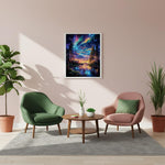 HASTHIP Aurora Forest Paint by Numbers Kit for Adults & Kids