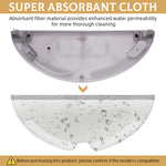 HASTHIP® 4Pcs Replenishment Kit Mop Cloth for Drea*me D9/D9 Pro/D9 Max /F9/F9 Pro/L10 Pro Robot Vacuum Cleaner, Replacement Accessories Cleaning Tools Washable and Reuseable Absorbent Mop Pad