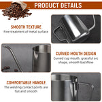 HASTHIP® Coffee Hand Brewer,Coffee Tea Pot 12.3OZ Hanging Ear Hand Blunt Long Narrow Drip