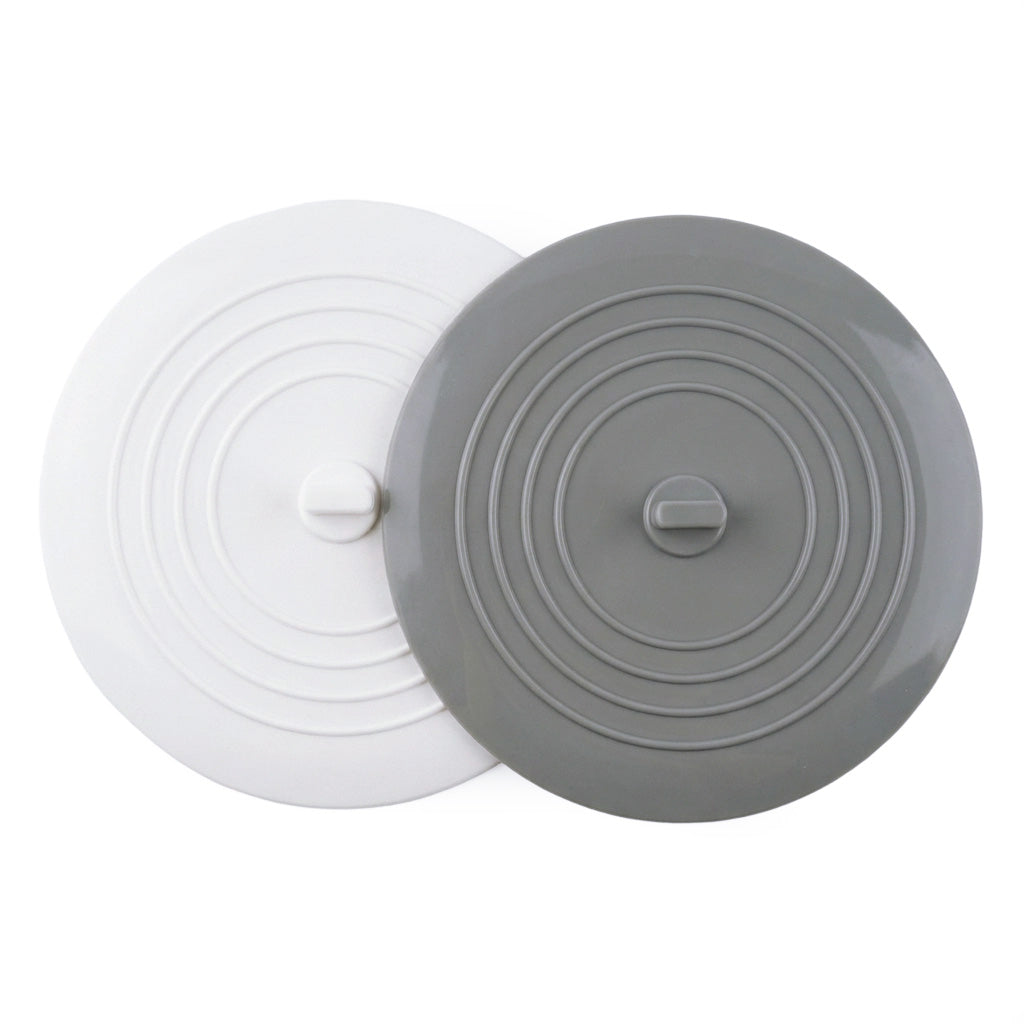 HASTHIP 2-Piece Silicone Tub Stopper Set, 6-Inch Cover for Bathtub, Sink and Laundry Drains