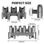 HASTHIP® Attachment Organizer Holder for Dyson Vacuum Cleaner Series, Accessory Holder Rack Wall Mounted Holder Organzier Accessories Organzier for Dyson V7 V8 V10 V11 Vacuum Cleaner Attachment.