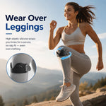 HASTHIP 2Pcs Patella Knee Support Strap with Adjustable Compression and Silicone Cushioning