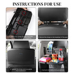 HASTHIP® Car Tray Table, Multi Functional Portable Foldable Car Backseat Tray Desk,
