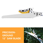 HASTHIP® Extendable Tree Pruning Trimmer5.9-9.8ft Telescopic Fruit Tree Branch Cutter with Saw Blade SK5 Heavy Duty Long Handle Tree Pruning Trimmer Gardening Tree Trimmer