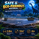HASTHIP Jurassic Dinosaur Projection Light with 8 Themes, USB Power and Adjustable Direction