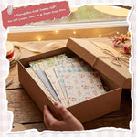HASTHIP 60-Sheet Double-Sided Floral Scrapbook Paper for Journals, Cards and DIY Crafts