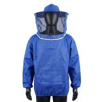HASTHIP Beekeeping Suit Top with Detachable Veil and Elastic Cuffs for Outdoor Work