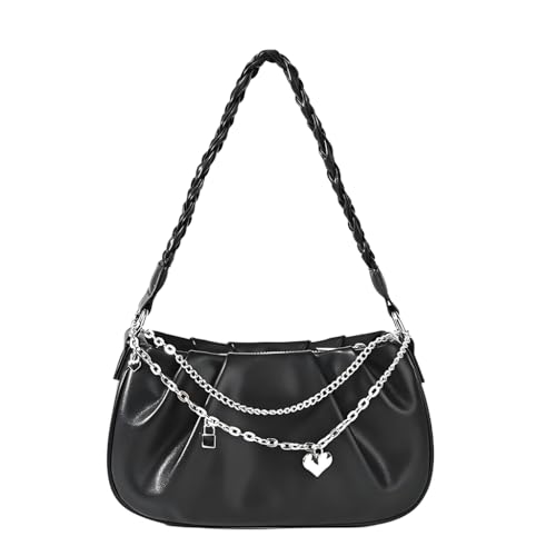 HASTHIP® Shoulder Bag for Women Small Hobo Bag Crossbody Purses Clutch Handbag Leather Satchel Bags for Women