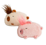 HASTHIP® Cute Capybara Pencil Case Set - Stationery Set with Hairstyle Decor Kit, Large Capacity School Supplies Bag, 10-Color Pen & Pencil Capibara Capybara Gift(2pcs)-Multicolor