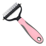 HASTHIP® Dog Comb, Dog Brush for Hair, Professional Double Side Pet Hair Comb for Dog and Cat Grooming and Cleaning Brush for Dog and Cat Fur Lice