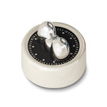 HASTHIP® Kitchen Timer - Kitchen Mechanical Desk Timer With Alarm No Batteries Required - Stand Back, Exquisite Stainless Steel Body-Countdown Reminder