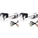 HASTHIP® Mouse Trap Snap Combo 12.6 Inches Transparent Rat Quick Response Live Catcher Humane Catch-and-Release Reusable for Kitchen 2PCS