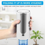 HASTHIP® Automatic Water Dispenser Pump Portable Wireless Water Pump Water Dispenser for 20 Litre Bottle with LED Digital Display, Smart Touch, Rechargeable Battery&Foldable Water Pump for Home Office