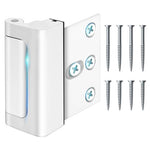HASTHIP® Child-Proof Cabinet Lock Home Safety Door Lock Cupboard Door,Sliding 3 Inches Aluminum Alloy Security Screw Mounted Child Security for Closet