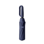 HASTHIP® UPF 50 Sun Umbrella Dual Use Umbrella with Black Liner, Auto-Open Sun Rain Umbrella, Steel Shaft & 10 Fiberglass Ribs, 190T Canopy Umbrella with Loop Handle, Navy Blue