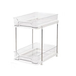 HASTHIP® 2 Tier Pull Out Under Sink Organizers and Storage for Bathroom or Kitchen for Bathroom Vanity Counter Pantry with Drawers