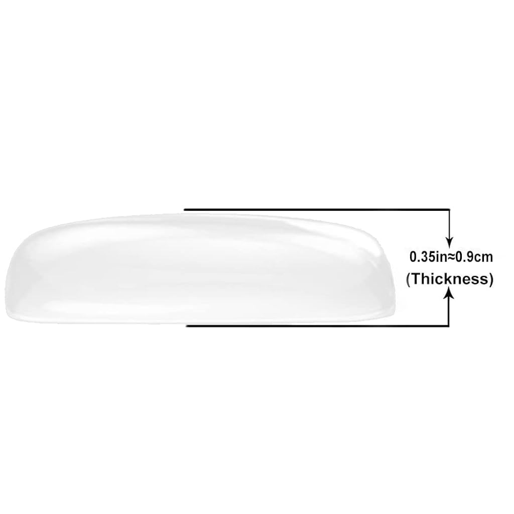 HASTHIP® Clear Rubber Door Stopper Wall Protector 6 Pack Self-Adhesive Silicone Gel Bumper Pads for Home Office Furniture Door Handle Cushion Anti-Collision Sound Dampening Transparent