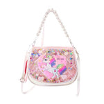HASTHIP® Girls Sling Bag Fashion Pink Unicorn Hand Bag