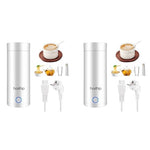 HASTHIP® Electric Kettle for Travel Portable 400 ML Mini Kettle for Hot Water In-Built 300W Heating Element to Boil and Tea Small Kettles Not Suitable Car 2 PCS
