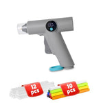 HASTHIP® EB-EB Hot Glue Gun Kit,20W Mini Glue Gun with 50pcs Sticks,Fast Heating Safe Removable Cover DIY Arts Crafts Quick Home Repairs School Craft Projects Blue