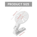 HASTHIP® Cctv Camera Wall & Ceiling Mounting Bracket, Strong Adhesive Direct Sticking Drill Free, For Indoor & Outdoor Use, Security CameraBracketUniversal Camera Mount Camera Holder