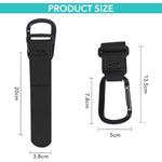 HASTHIP® 2Pcs Hanging Hook for Pram Stroller Hanging Clip Adjustable