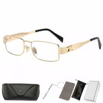 HASTHIP® Luxury Metal Small Frame Punk Sunglasses Women and Men Summer Traveling Eyeglasses