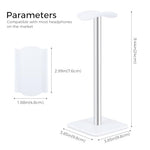 HASTHIP® Headphone Stand Desktop Headset Holder for Gaming, Universal Aluminum Headphone Stand with Solid Base, Earphone Organizer for PC Gamer Accessories, Compatible with AirPods Max, Beats, Bose,
