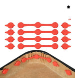 HASTHIP® 4pcs Air Fryer Magnets for Holding Down Air Fryer Liners Disposable-Red