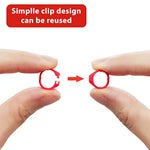 HASTHIP® Bird Leg Rings-Numbered, 100 Pcs Bird Rings for Leg Identification