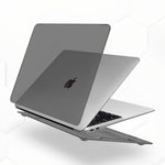 HASTHIP® Funda Dura para MacBook Air 13.3 Pulgadas M1 A2337 A2179 A1932, Protector Resistente al Agua y a los Arañazos, Carcasa Rígida Compatible con Apple Mac Book Air 2020 2019 2018 - Negro