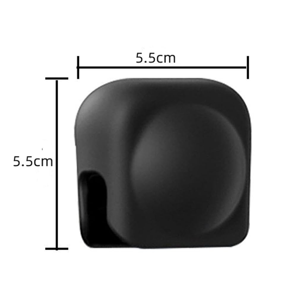 HASTHIP® Funda de Silicona para Lente Insta360 X4/X5 - Tapa Protectora Extraíble Antirayaduras, Cubierta Suave y Duradera Compatible con Cámara Insta360 X Series
