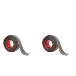 HASTHIP Floor Transition Strip for Joining Carpet and Tile Gaps 47.2 x 1.57 in Gray PVC | 2PCS