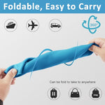HASTHIP® Silicone Reusable Adult Bib, Waterproof Dining Bib for Elderly & Patients, Adjustable Neck Strap, Easy Clean, Catch-All Pocket, Small Size 17.7x11.4 Inches, Blue