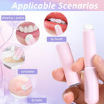 HASTHIP® 3pcs Lip Applicator Silicone Lip Applicator Lip Balm Brush, Reusable Silicone Brush for Lipstick, Versatile Silicone Lip Brush for Lip Balm, Lip Gloss, Lip Stick, Concealer and Nail Art
