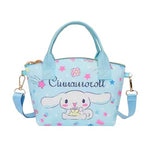 HASTHIP® Cinnamoroll Hand Bag for Girls Kawaii Cinnamoroll Shoulder Bag Mini PU Tote Bag with Removable Shoulder Strap Crossbody Bag Christmas Gift for Girls Birdthday Gift