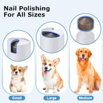 HASTHIP® Dog Hair Trimmer, 4 in 1 Dog Grooming Kit with Low Noise, Waterproof LED Display Dog Grooming Clippers Pet Hair Cutting for Dogs Cats - USB Rechargeable