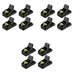 HASTHIP® 12PCS Rat Traps House Garden Patio Reusable Mouse Traps for Mice Rats Chipmunks Squirrels Hamsters Other Rodents Quickly Slam Killer Indoor Outdoor