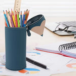 HASTHIP® Silicone Pencil Case 2-in-1 Scalable Federmäppchen Zip-up Pen Holder Travel Organizer, Durable and Easy to Clean Stationery Pouch for Kids, Unisex Silicone Pencil Pouch with Suction Cup