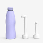 HASTHIP® Peri Bottle, 500ml Portable Travel Bidet with Bag, with 2 Interchangeable Spray Nozzles Travel Bidet with Storage Bag Cleansing Bidet Sprayer for Personal Hygiene Care, Postpartum Perineal