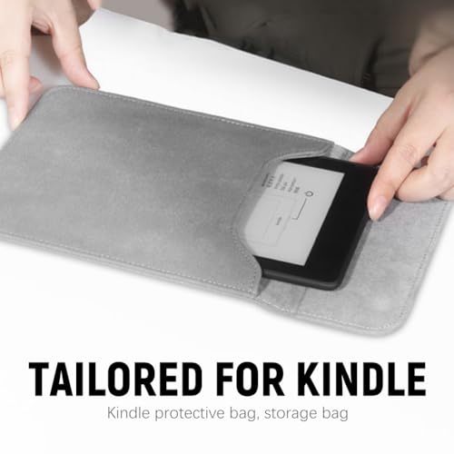 HASTHIP® Sleeve Case for 7" Kindle Paperwhite and Kindle Colorsoft Signature Edition (2024 Released), PU Protective Pouch Bag Case Cover for Kindle Paperwhite 11th Generation 2021
