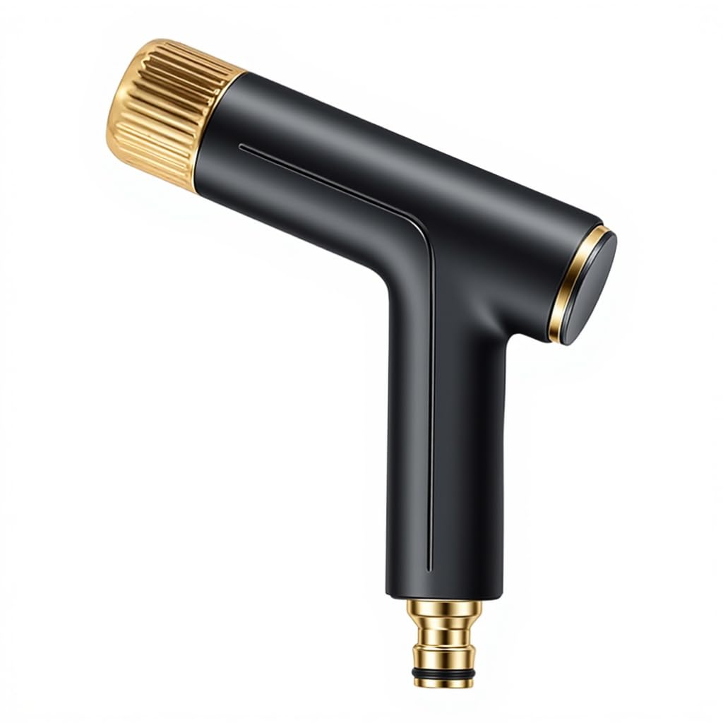 HASTHIP Water Spray Gun for Car Washing and Gardening with 65cm Length & 4 Modes | Metal Nozzle